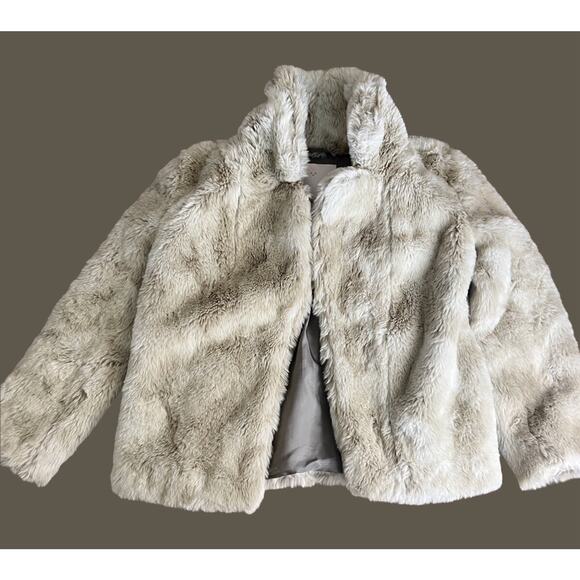 SUNDAY BEST Aritzia Faux Fur Mortimer Coat, Light Brown| Women’s: XS - Picture 1 of 8